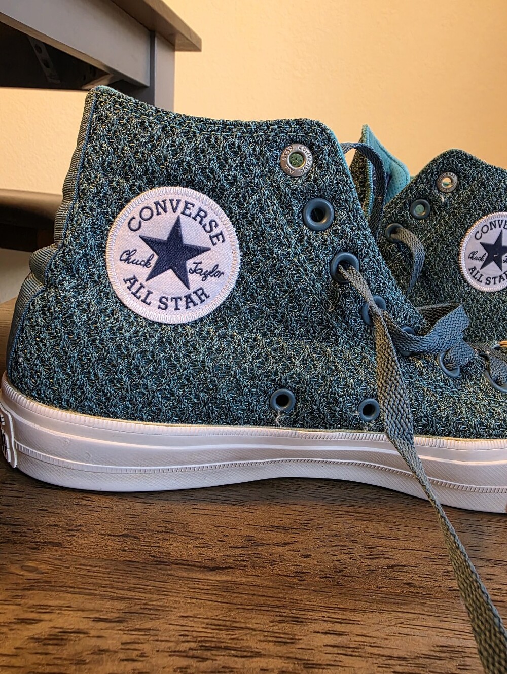 ​💥 RARE Converse Chuck Taylor II Hi-Top Engineered Knit Teal / Green 💥 M8- W10